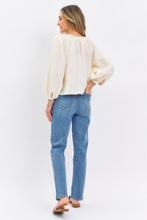 Carica l&#39;immagine nel visualizzatore di Gallery, Judy Blue High Waisted Blue Denim Straight Leg Jeans
