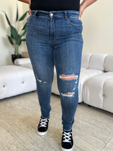 Load image into Gallery viewer, Judy Blue High Waist Distressed Blue Denim Skinny Jeans
