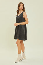Load image into Gallery viewer, HEYSON Black Textured Mini Dress
