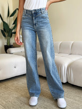 Carregar imagem no visualizador da galeria, Judy Blue High Waist Wide Leg Blue Denim Jeans
