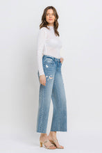 Ladda upp bild till gallerivisning, Vervet by Flying Monkey Mid Rise Cropped Wide Leg Jeans
