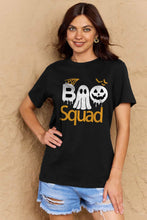 Load image into Gallery viewer, Simply Love BOO SQUAD Graphic Cotton T-Shirt
