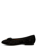 Ladda upp bild till gallerivisning, Rag Velvet Bow Ballerina Flats
