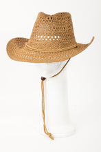 Cargar imagen en el visor de la galería, Fame Rope Strap Straw Braided Hat
