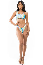 Carregar imagem no visualizador da galeria, Mermaid Swimwear Tie Dye One Shoulder Two Piece Bikini Set
