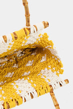 Carregar imagem no visualizador da galeria, Fame Wooden Handle Braided Handbag
