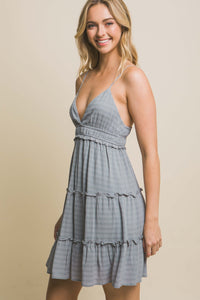 Love Tree Frilly Trim Cami Dress