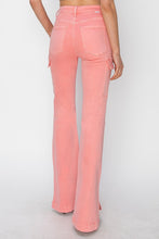 Load image into Gallery viewer, RISEN Pink Side Slit Cargo Bootcut Jeans
