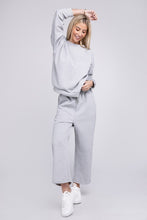 Load image into Gallery viewer, Textured Fabric Top and Pants Casual Set
