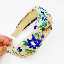 Ladda upp bild till gallerivisning, Ellison and Young French Floral Embroidered Headband
