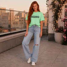 Carregar imagem no visualizador da galeria, All About Love XOXO Hugs and Kisses Women's Cotton T-Shirt
