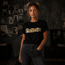 Carregar imagem no visualizador da galeria, Slightly Unhinged Psycho Women's Organic Cotton T-Shirt
