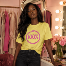 Load image into Gallery viewer, Keep It 100% Women's Cotton T-Shirt
