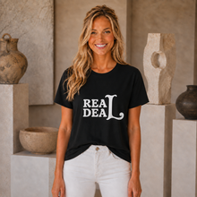 Carregar imagem no visualizador da galeria, Authentic By Nature The Real Deal Women's Organic Cotton T-Shirt
