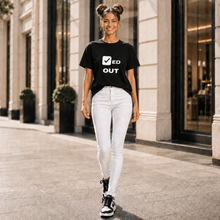 Carregar imagem no visualizador da galeria, Body Here Mind Elsewhere Checked out T-Shirt
