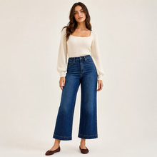 Load image into Gallery viewer, Judy Blue High Waist T.C. Claudia Ankle Wide Jeans
