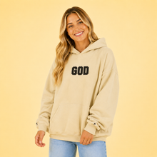 Carregar imagem no visualizador da galeria, Embroidered GOD Cross Hoodie

