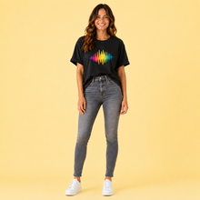 Ladda upp bild till gallerivisning, Rainbow Frequency Relaxed T-Shirt
