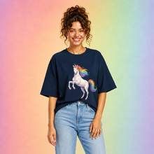 Carica l'immagine nel visualizzatore di Gallery, Rainbow Unicorn T-Shirt
