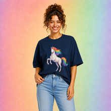 Carica l'immagine nel visualizzatore di Gallery, Rainbow Unicorn T-Shirt
