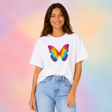 Load image into Gallery viewer, Rainbow Butterfly T-shirt
