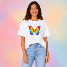 Load image into Gallery viewer, Rainbow Butterfly T-shirt

