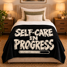 Ladda upp bild till gallerivisning, Self Care in Progress Luxe Ultra Soft Plush Blanket
