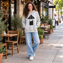 Load image into Gallery viewer, SUP? What’s Up Women’s Organic Cotton Blend Side Pocket Hoodie Sweatshirt
