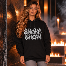 Carregar imagem no visualizador da galeria, SMOKE SHOW Dangerously Hot Women’s Organic Side Pocket Hoodie
