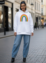 Cargar imagen en el visor de la galería, Classic Rainbow Relaxed Hoodie
