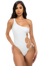 Load image into Gallery viewer, Mermaid Swimwear One Piece Strappy Cutout Swimsuit
