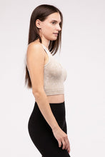 Cargar imagen en el visor de la galería, Zenana Washed Ribbed Cropped Tank Top
