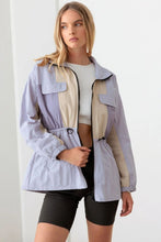 Load image into Gallery viewer, Le Lis Color Block Wind Breaker Jacket
