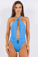 Cargar imagen en el visor de la galería, Mermaid Swimwear Deep V Cut Our Design One Piece Swimsuit
