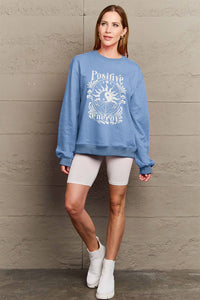 Simply Love POSITIVE ENERGY Graphic Sweatshirt