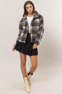 HYFVE Plaid Boucle Jacket