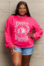 Cargar imagen en el visor de la galería, Simply Love POSITIVE ENERGY Graphic Sweatshirt
