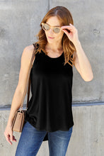 Carregar imagem no visualizador da galeria, Basic Bae Classic Solid Color Bamboo High Low Tank
