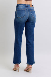 Judy Blue Side Seam Blue Denim Straight Leg Jeans