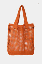 Carregar imagem no visualizador da galeria, Fame Pointelle Knit Crochet Tote Bag
