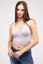 Carregar imagem no visualizador da galeria, Zenana Washed Ribbed Cropped Tank Top
