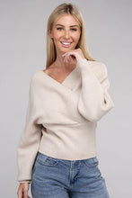 Cargar imagen en el visor de la galería, Zenana Criss Cross Wrap Soft Knit Top
