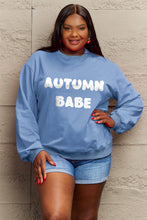 Ladda upp bild till gallerivisning, Simply Love AUTUMN BABE Graphic Sweatshirt
