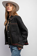 Load image into Gallery viewer, Sweet Generis Embroidered Washed Cotton Jacket
