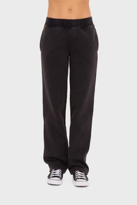 Mono B Black Fleece Jogger Pants