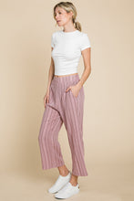 Load image into Gallery viewer, Cotton Bleu by Nu Lab Striped Wide Leg Pants
