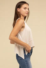 Cargar imagen en el visor de la galería, Zenana Asymmetrical Side Slit Sleeveless Top
