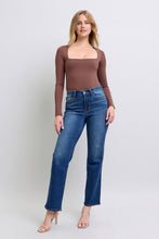 Carregar imagem no visualizador da galeria, Judy Blue Side Seam Blue Denim Straight Leg Jeans
