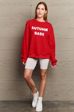 Ladda upp bild till gallerivisning, Simply Love AUTUMN BABE Graphic Sweatshirt
