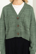 Carregar imagem no visualizador da galeria, Cute Mood Crop Shoulder Cropped Cardigan Sweater
